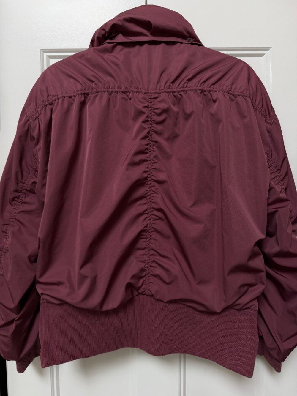 Athleta Point Reyes Bomber II Jacket size XL mulberry rose pink - Picture 4 of 6